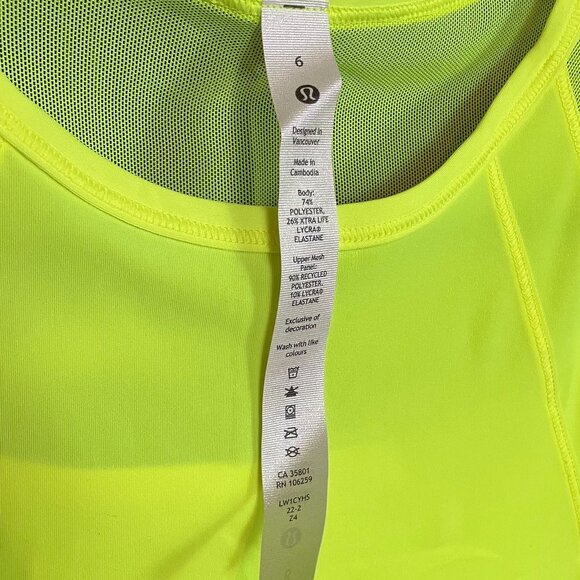 Lululemon | Electric Lemon Sculpt Tank Top NWT - Picture 6 of 7
